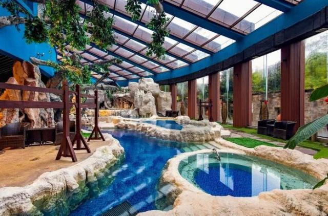 花水湾金陵温泉度假酒店温泉,成都花水湾温泉旅游度假