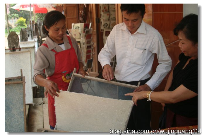 老挝最值得买的纪念品,老挝手工纸工艺品