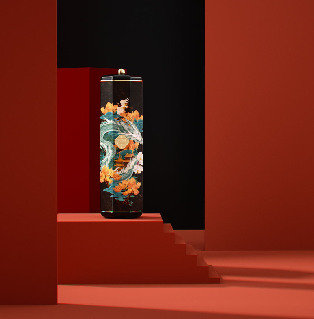 美妆品牌设计效果图,美妆品牌中国元素设计