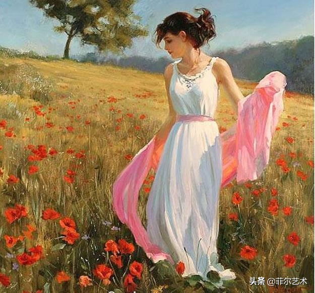 美人如花——一组温婉知性的俄罗斯女性人体油画欣赏