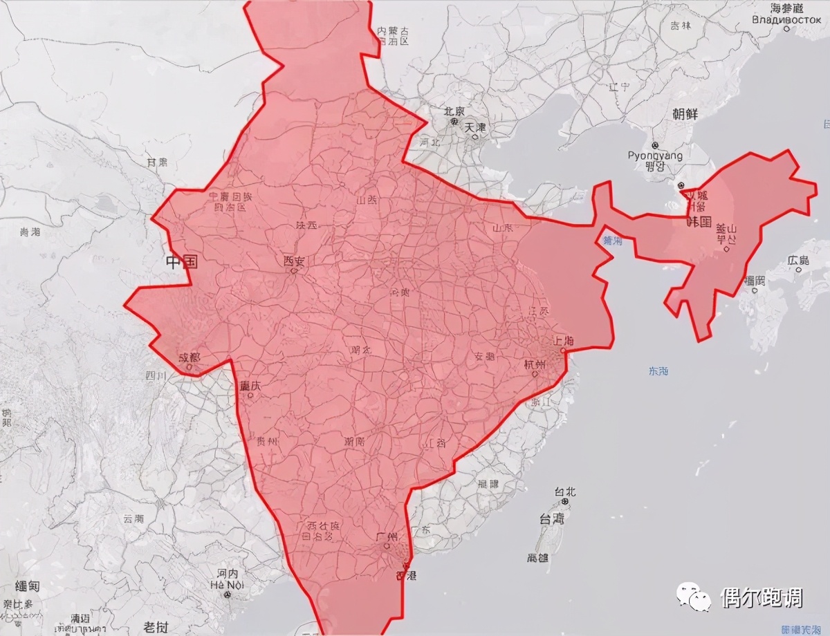 换个视角看世界——中国有多大？中国有多小？