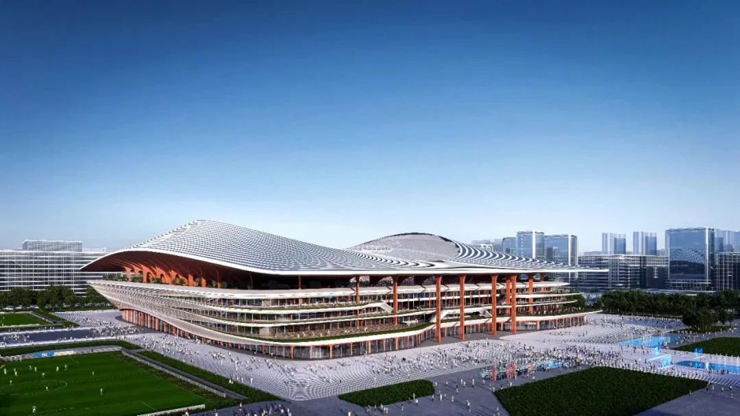 西安5人制足球场施工,西安容纳6万人的足球场