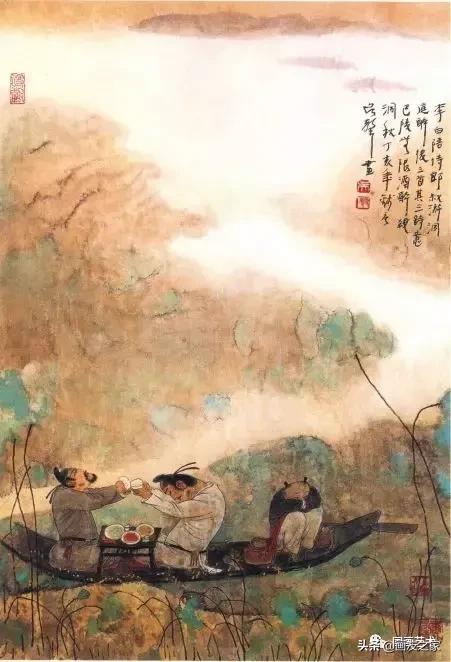 经典古诗词国画好看,当唐诗遇上国画