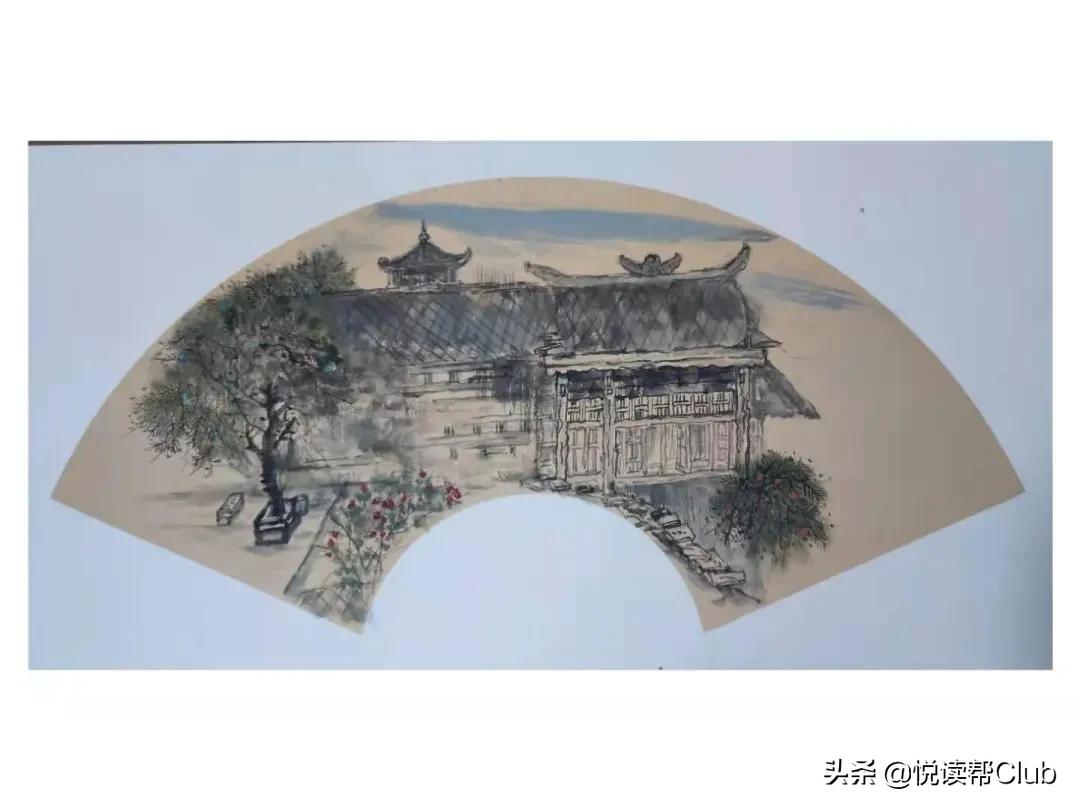 画家笔下的偏岩古镇,一位画家笔下的美丽乡愁