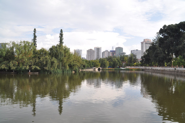 翡翠湖翠湖,昆明春城翠湖