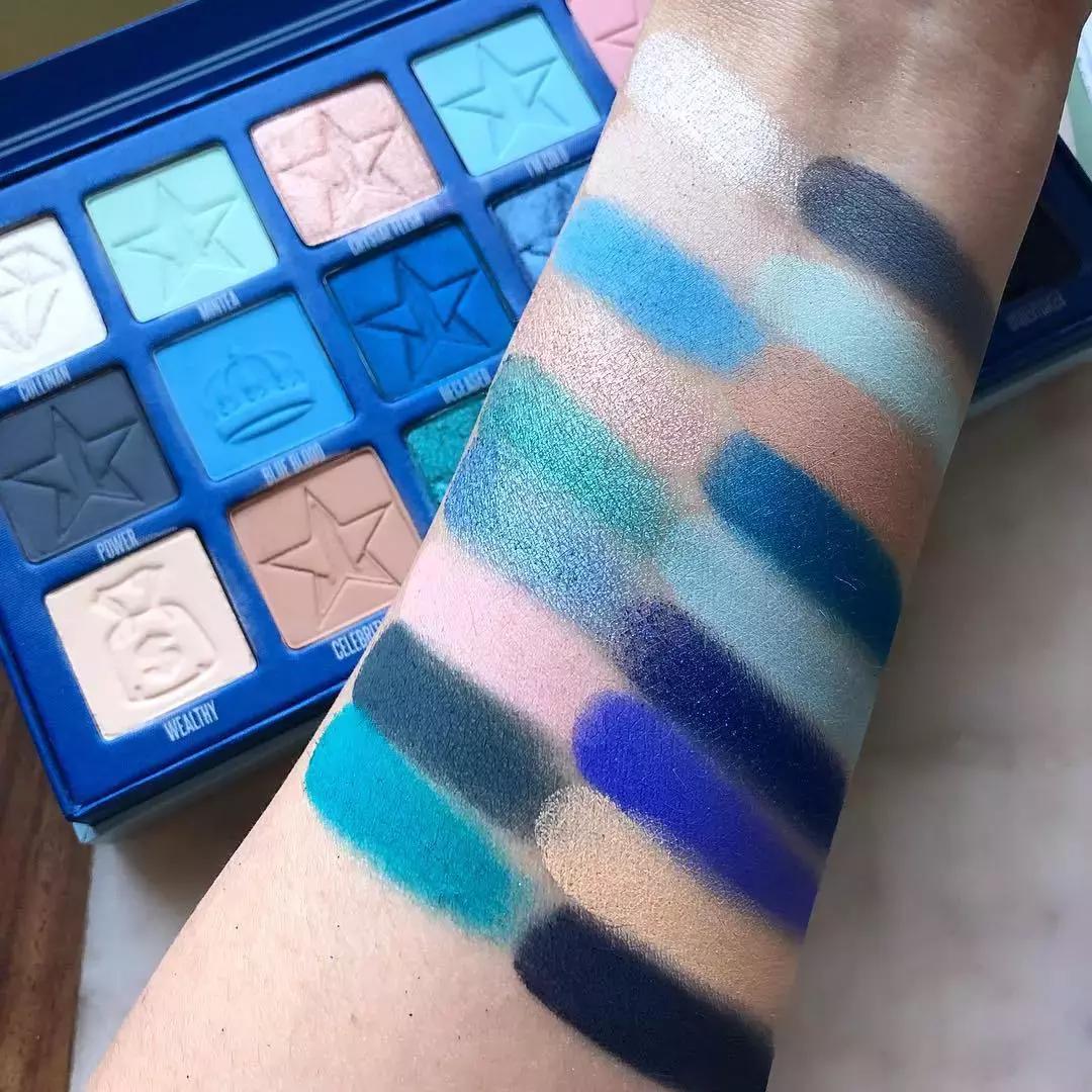 冷感眼妆,青冷感眼妆蓝色