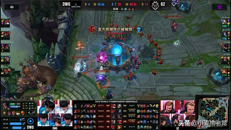 G2双C发力，击败DWG扳平比分，泽元：双卡双带才是版本答案