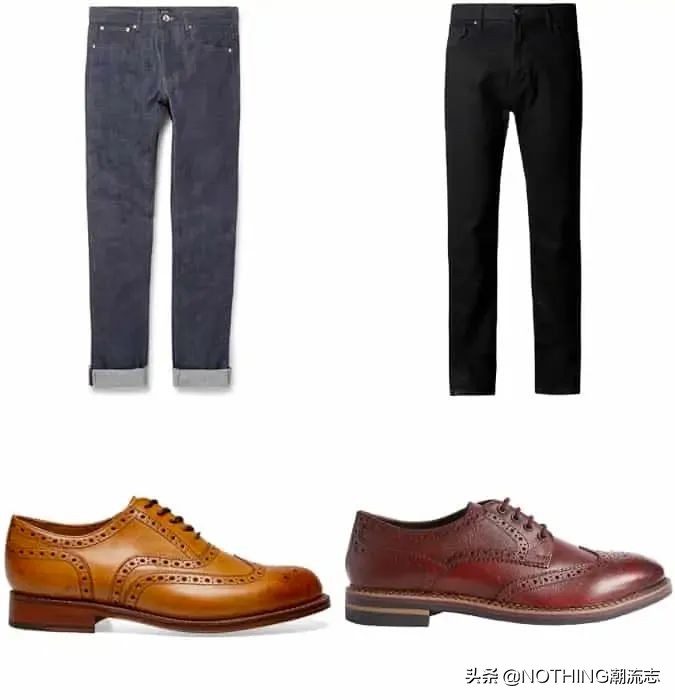 男人穿白色牛仔裤配什么鞋子好看,男士穿呢子大衣牛仔裤配什么鞋子