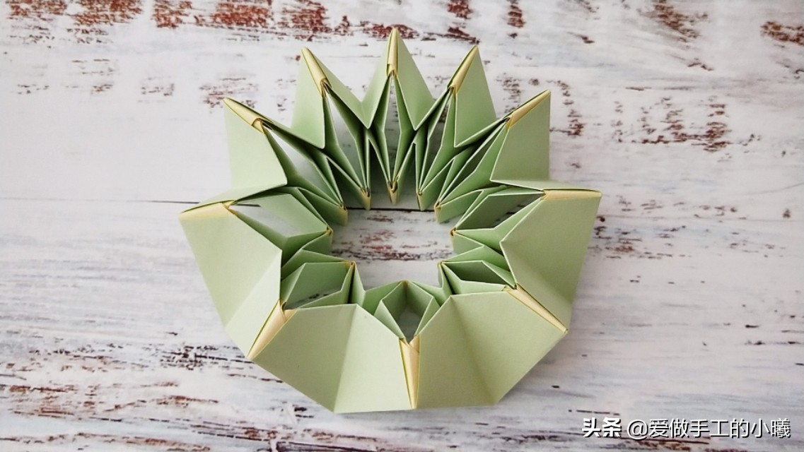 无限翻折纸教程图解,无限翻折纸万花筒一步步教程