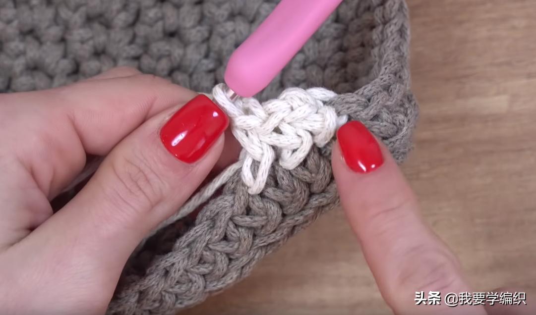 手提包编织教程易学,编织手提包的做法