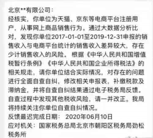 电商查税案例,私域电商查税吗