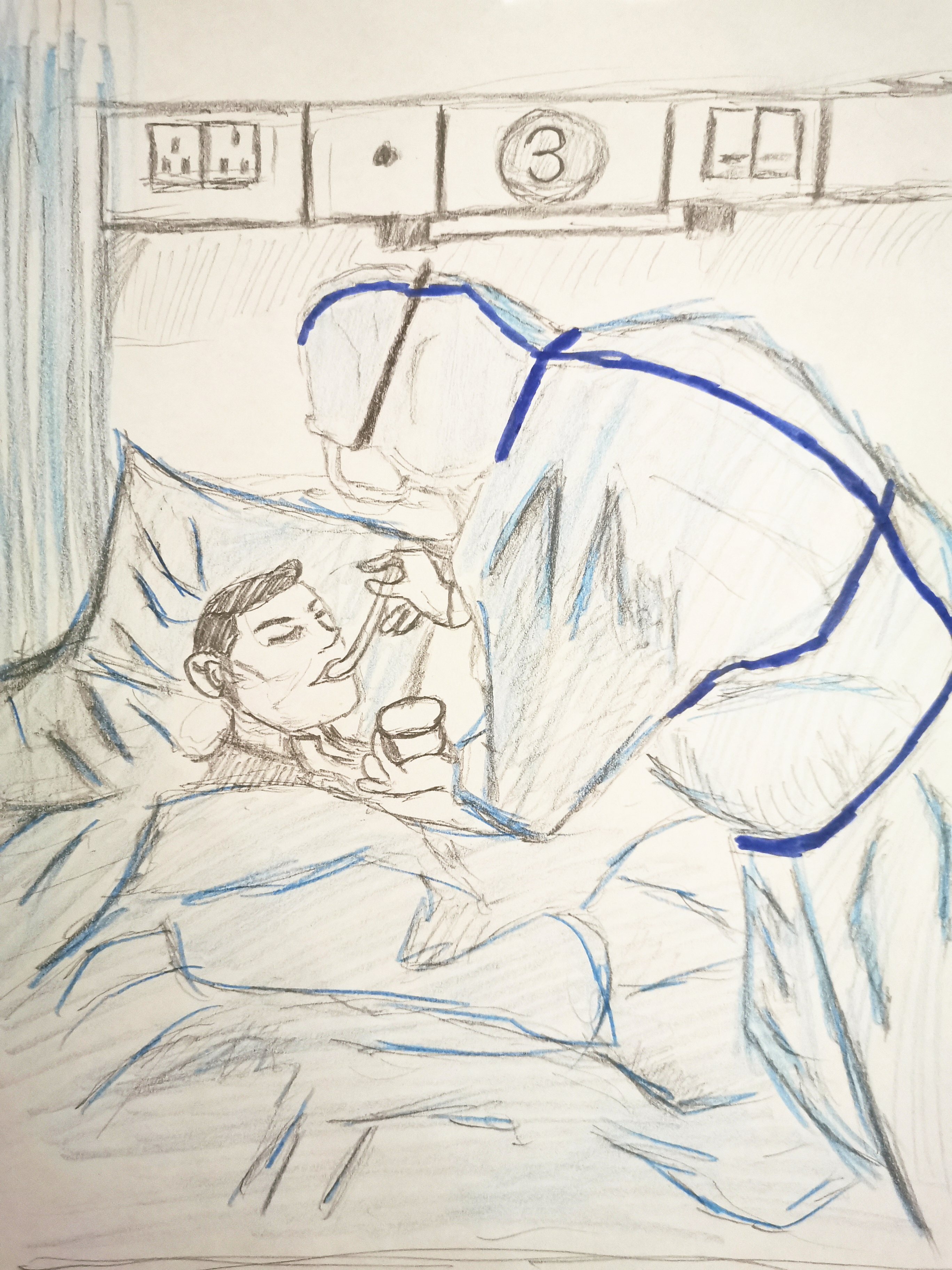 【济宁市第一人民医院】80后女护士手绘漫画传递最强抗疫力量