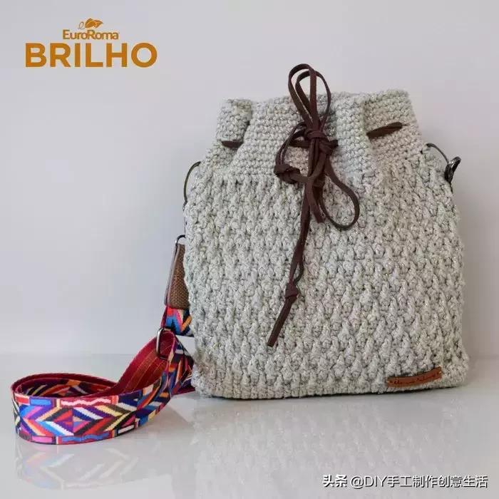 简单易学的编织包包教程,教程手工编织包包夏天大容量