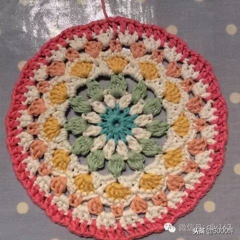 钩个正方形的坐垫怎么钩,钩个小坐垫