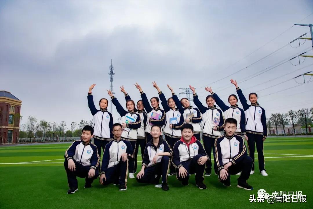 南阳第五完全学校全貌,南阳车站南路完全学校