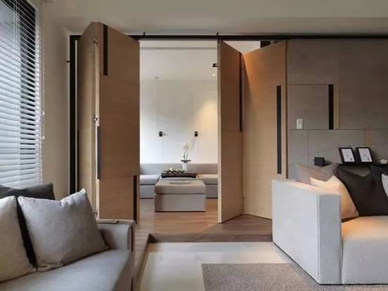 小户型遇上折叠门,房间立马增大10㎡