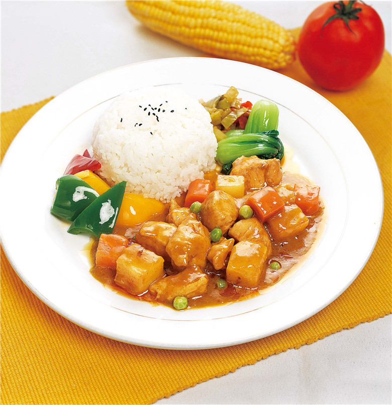 一碗咖喱鸡肉饭抵几个馒头,一碗咖喱