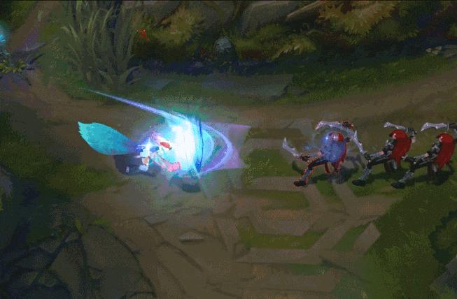 lol端游阿狸灵魂莲华特效,lol阿狸皮肤灵魂莲华