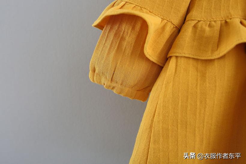 一周半女宝公主裙裁剪,女宝百褶公主裙裁剪做法