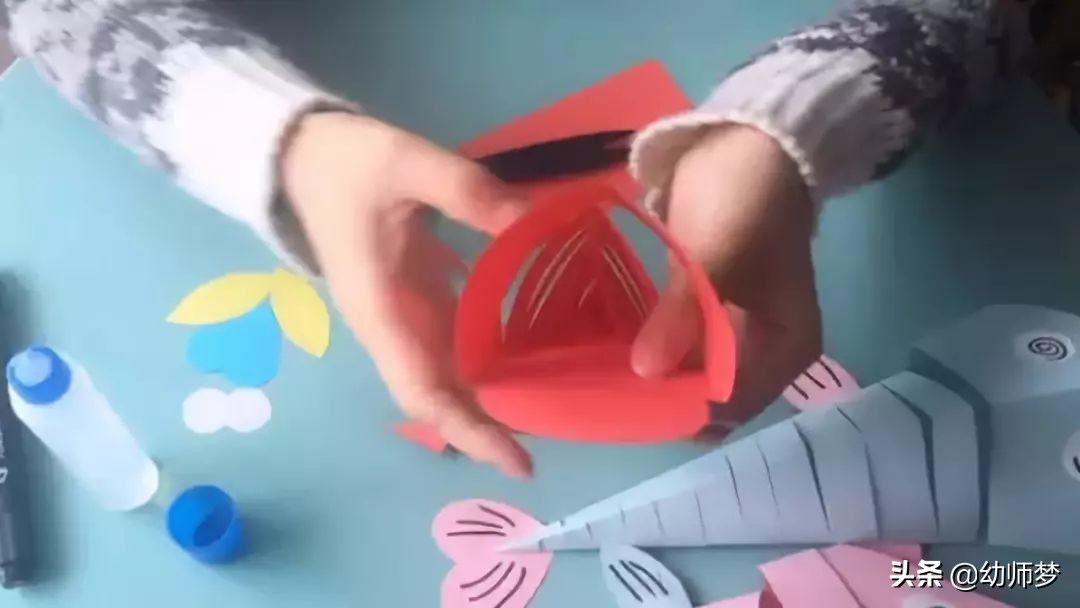 幼儿园手工制品花篮创意环创,幼儿园废旧瓶子手工制作环创