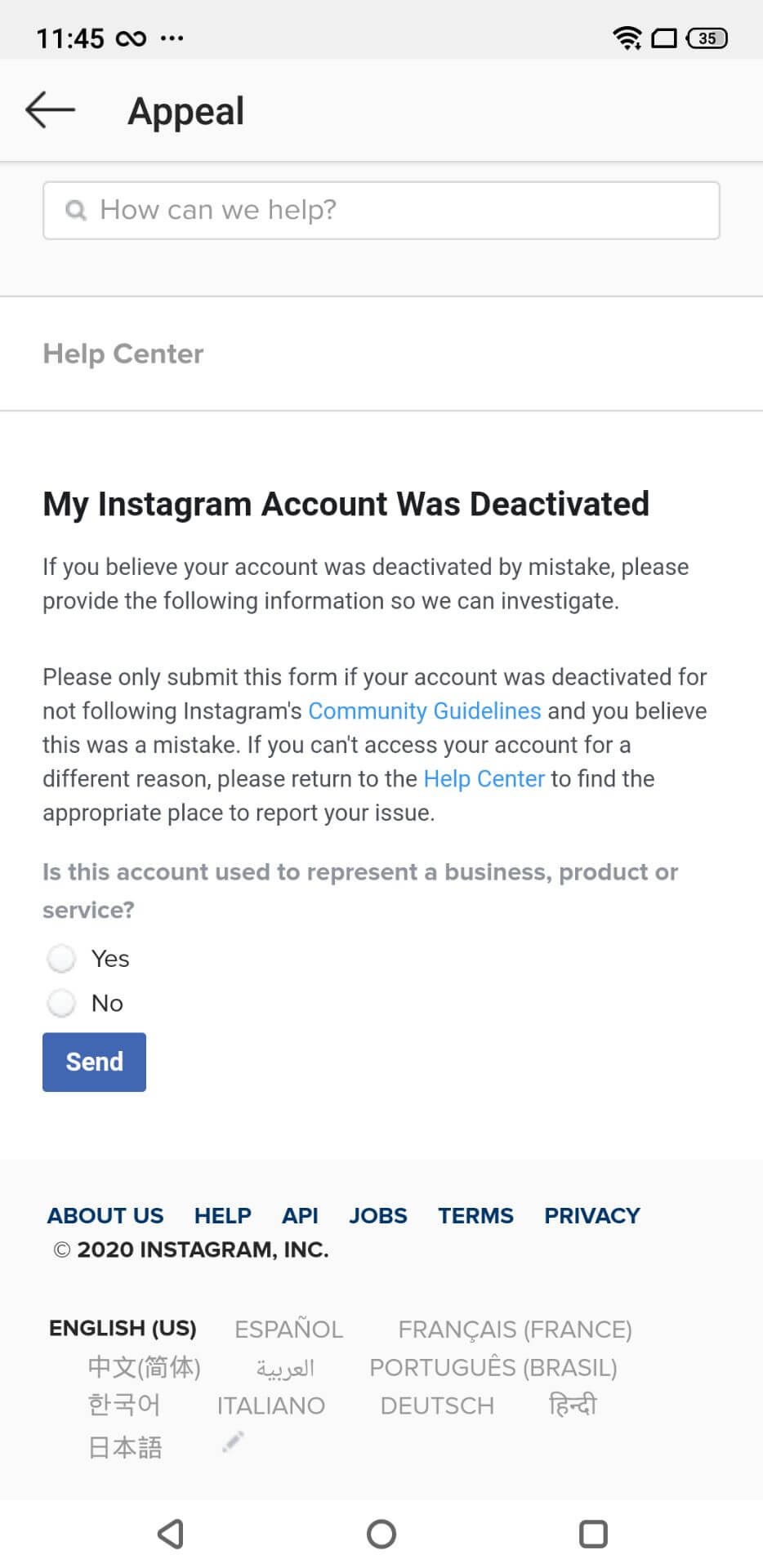 instagram违反相关条款,instagram停用和禁用的区别