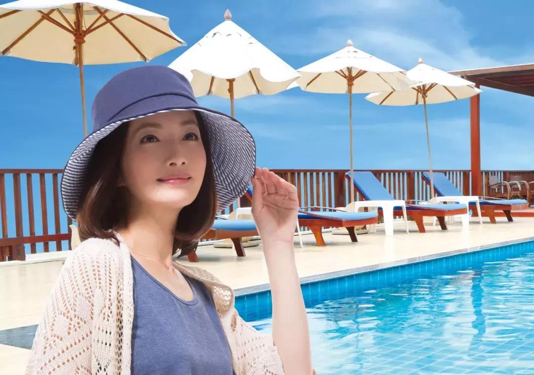 防晒帽子遮脸防紫外线防晒效果好,日本UVCUT防晒帽