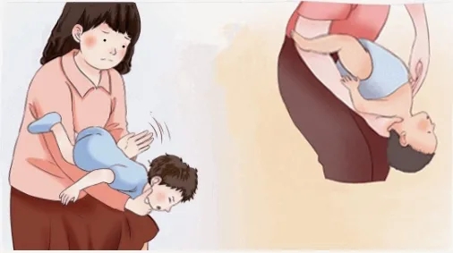 宝宝呛奶窒息妈妈用海姆立克,婴儿气管异物海姆立克急救法