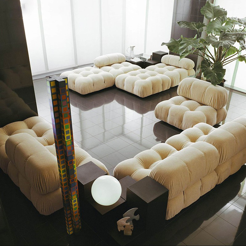 BBItaly设计师马里奥·贝里尼MarioBellini变色龙沙发Camaleonda