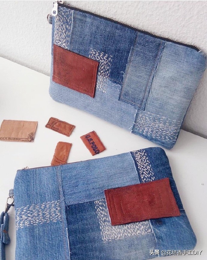 旧牛仔裤改造手工制作大全,旧牛仔裤不要扔教你废物大改造
