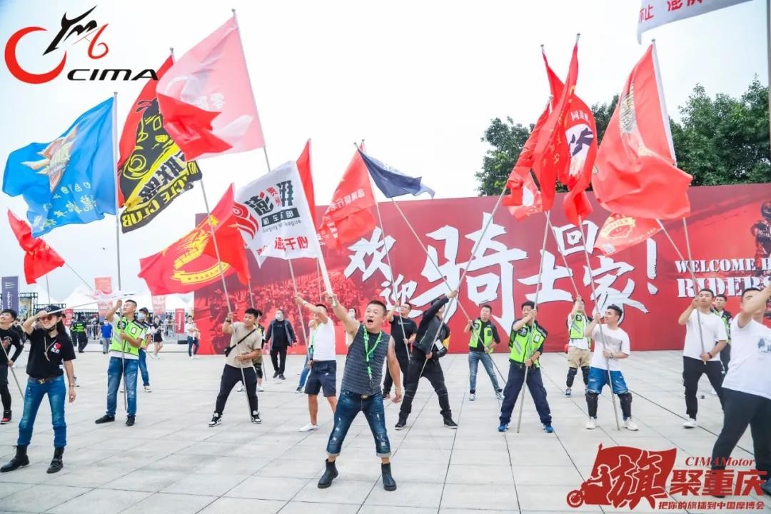大批摩友齐聚,全国摩友重机相聚