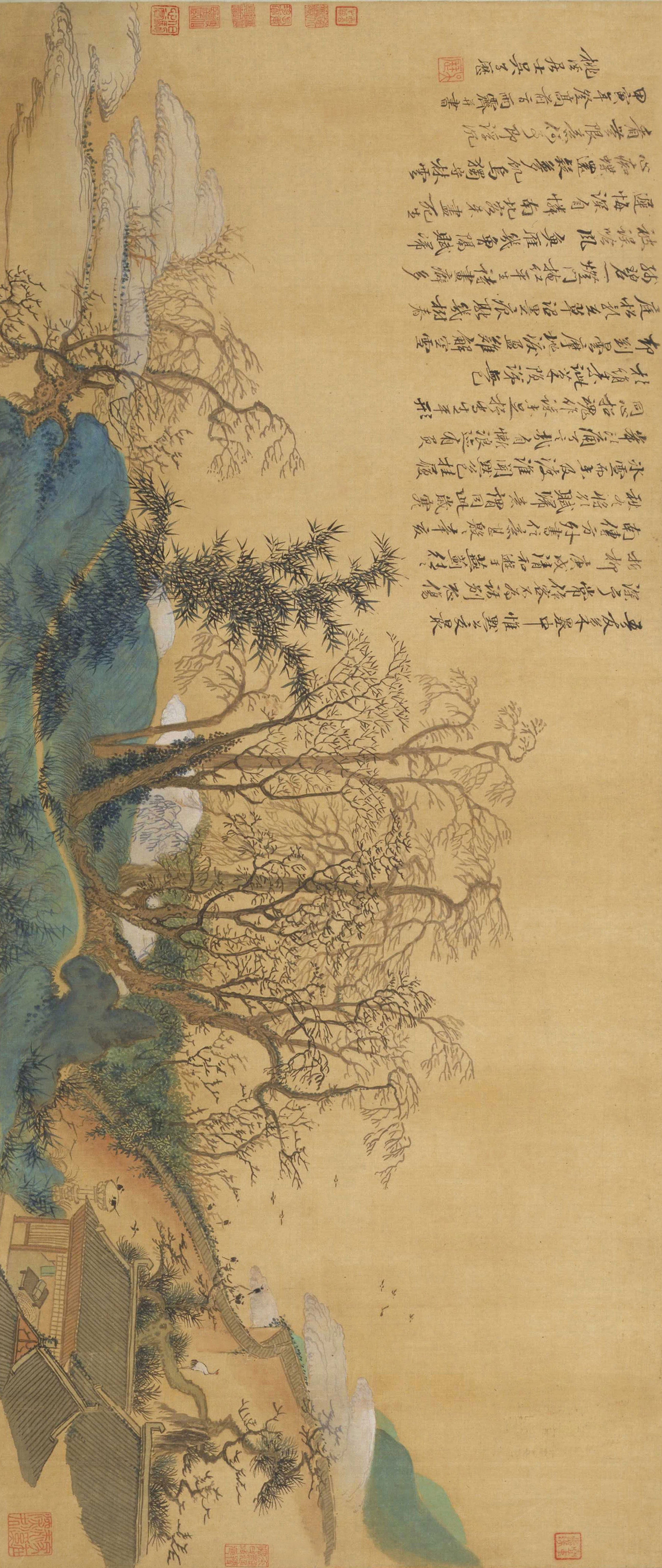 吴历国画山水,吴历山水画赏析