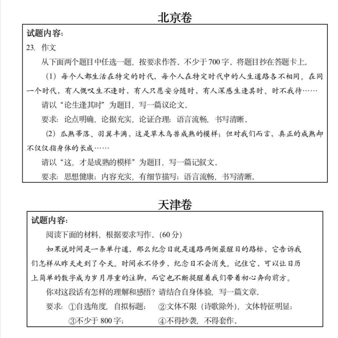 觉醒年代押中高考作文,觉醒年代作文题目