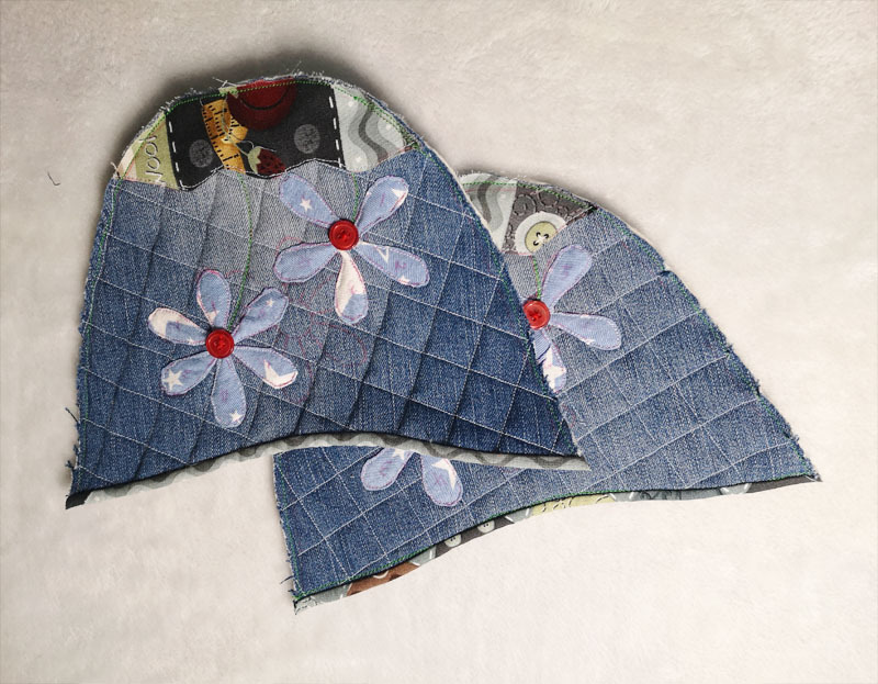 冬日暖阳拖鞋全教程,郁金香棉拖鞋的教程