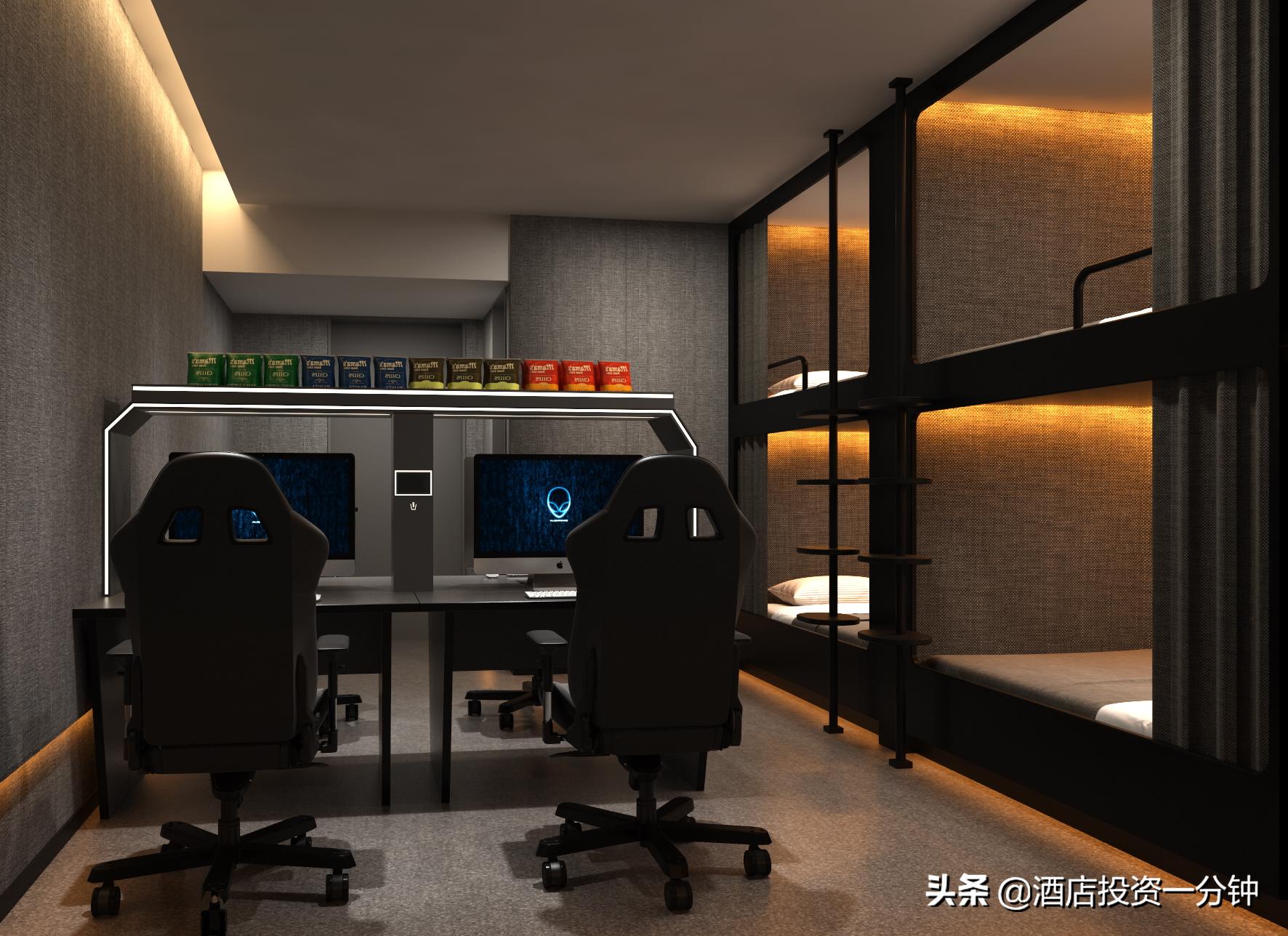 加盟一家连锁酒店要投资多少,爱电竞酒店加盟