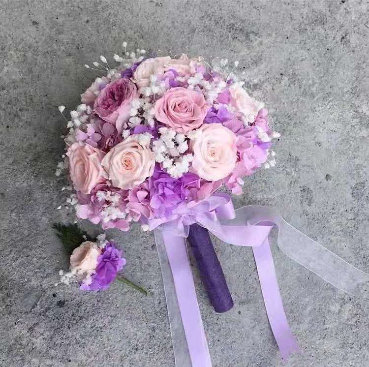 什么是永生花花束,永生花的制作过程