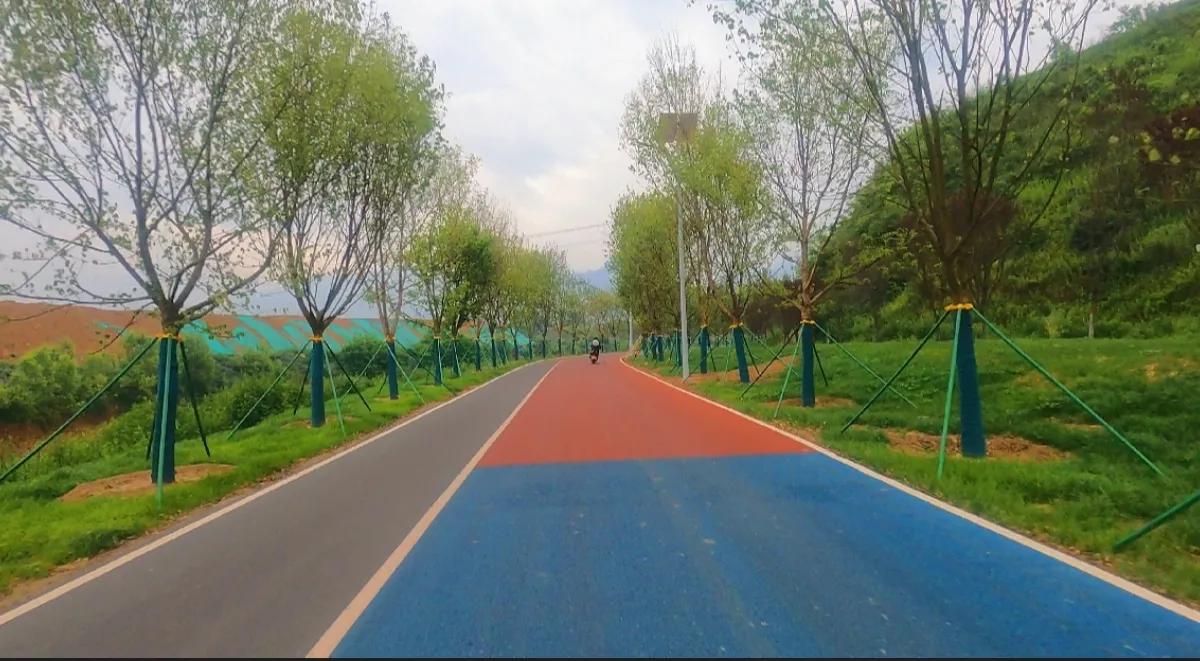 西安三河一山绿道详细图,西安三河一山绿道长安段