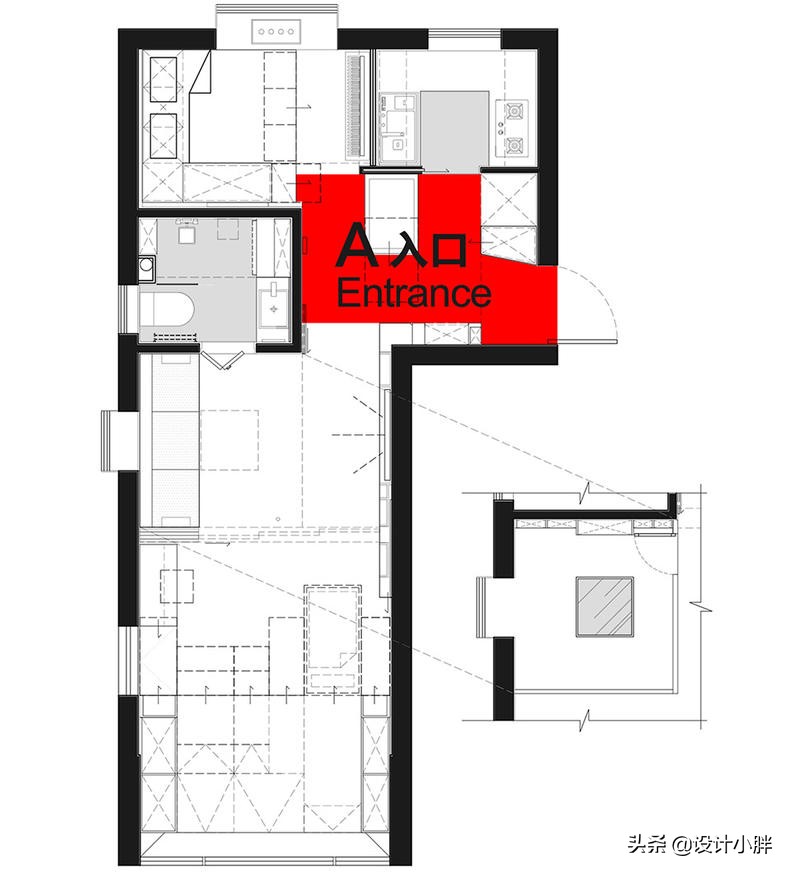 上海不到34㎡的老公房，“翠玲珑”设计，竟容纳祖孙三代五口人