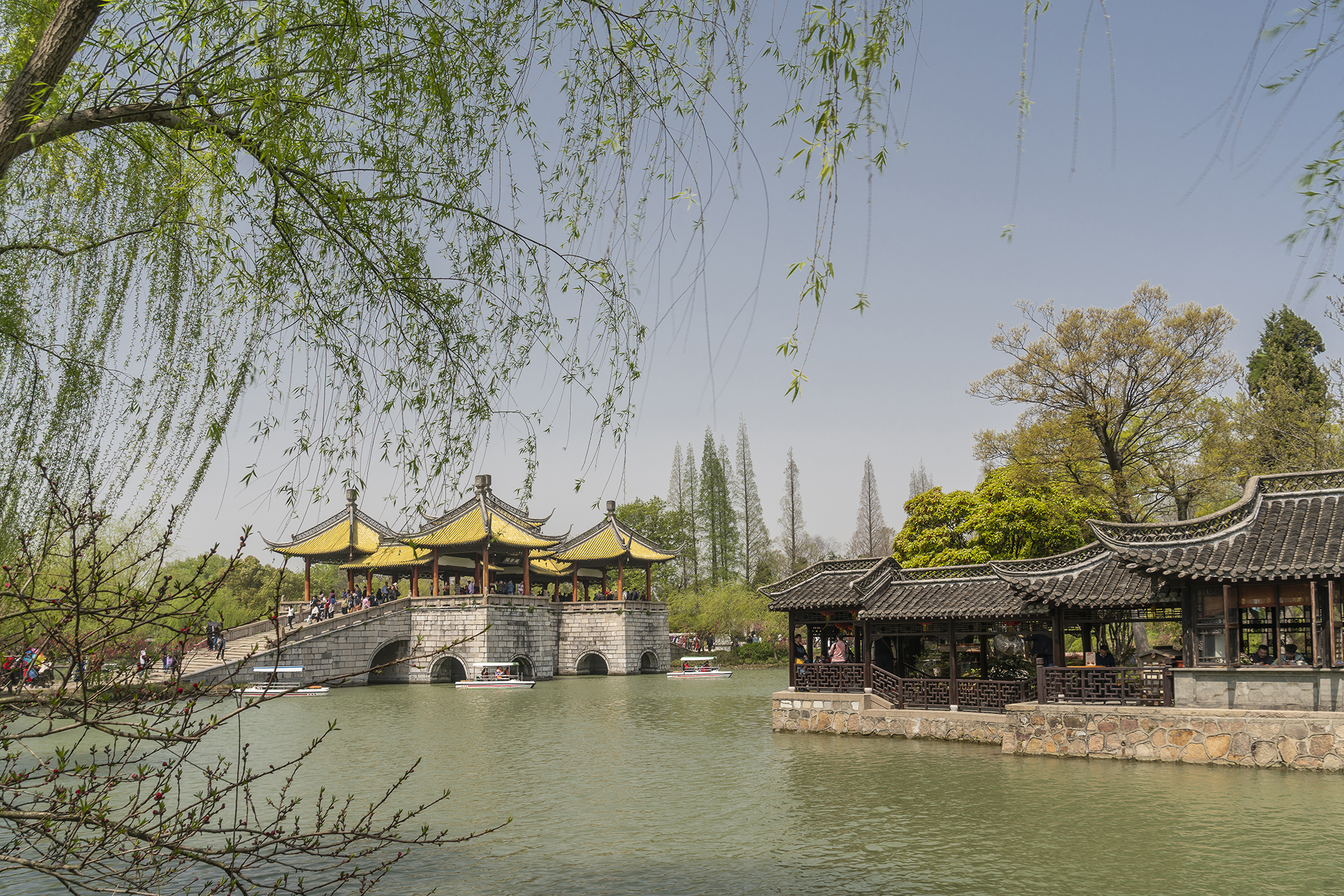 春风十里扬州路烟花三月瘦西湖,扬州三月瘦西湖