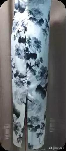 女童旗袍裁剪教程图解按厘米来算,古老连肩袖旗袍最简易裁剪图解