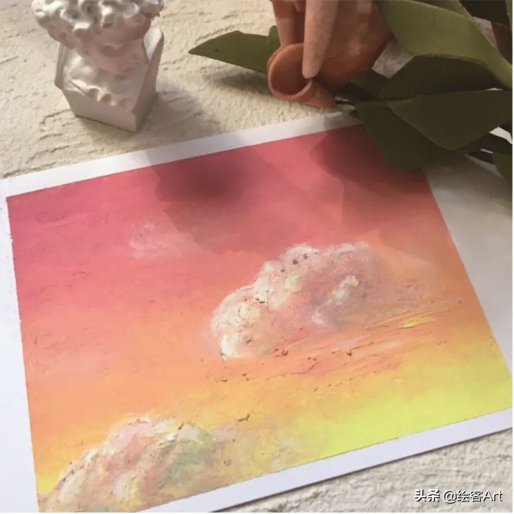 怎么用油画棒画好看的花海简单的,怎么用油画棒和刮刀画出一幅花海