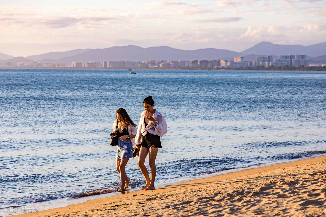 三亚的清晨和晚上,三亚的黄昏美不胜收