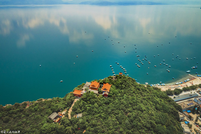 2001年抚仙湖水下古城真实视频,罕见的湖泊风光摄影