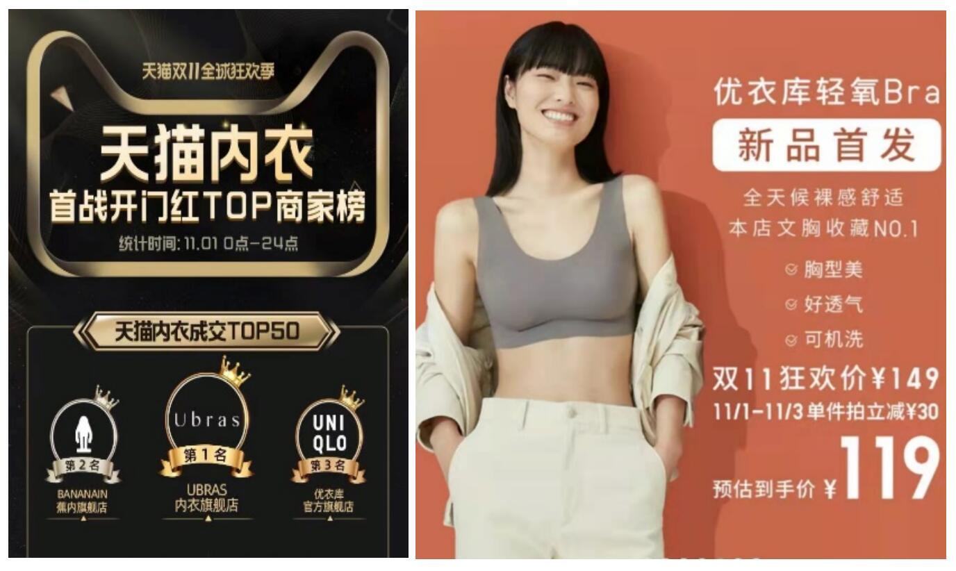 20年双11销量女装第一超过优衣库,双11掌上优衣库服饰秋冬热卖