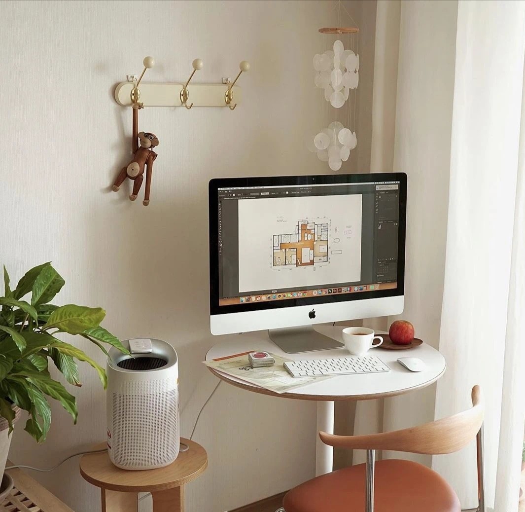 会做饭也会收拾,米白原木色,简简单单不凌乱,收住一家人的心