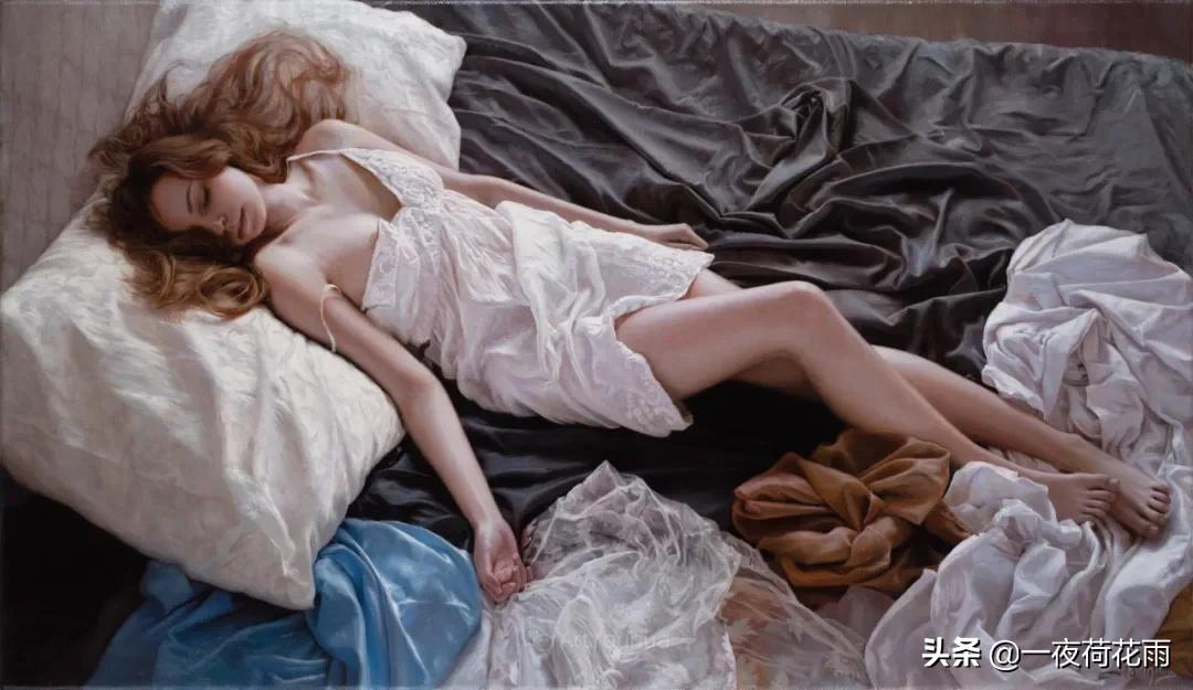 女画家绝美工笔,女画家灵魂画画