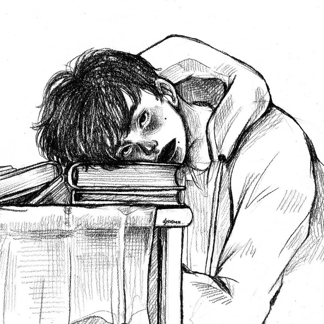 一支铅笔画素描风景,一支铅笔画出来的画