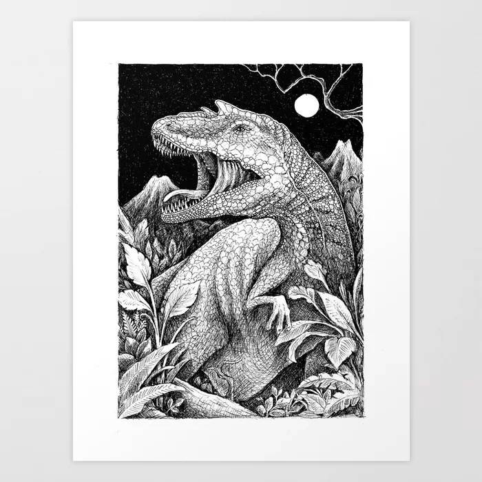 彩色插画手绘,黑白绘画人物procreate