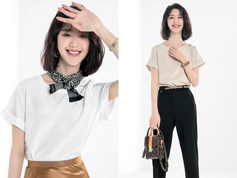 真丝t恤教程,真丝t恤贵的和便宜的差别