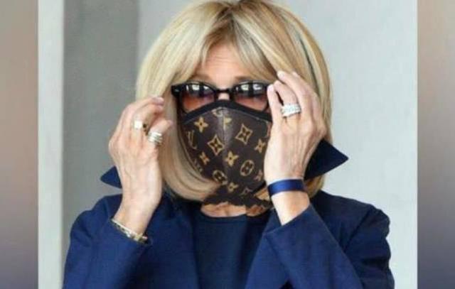 布丽吉特久违亮相,法国总统马克龙和妻子布丽吉特