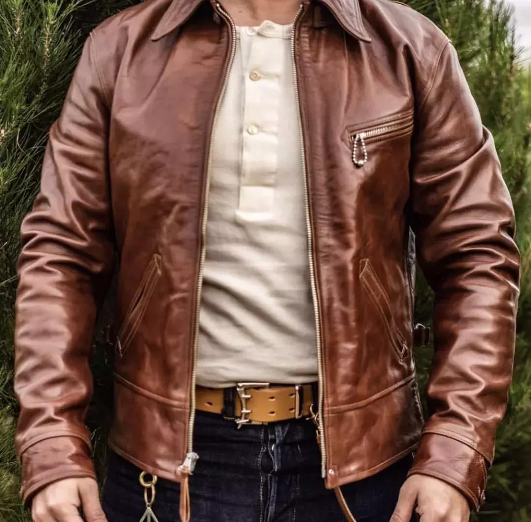 亨利领复古穿搭,高端男士亨利领中袖